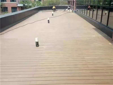 諸暨塑木地板工程案例