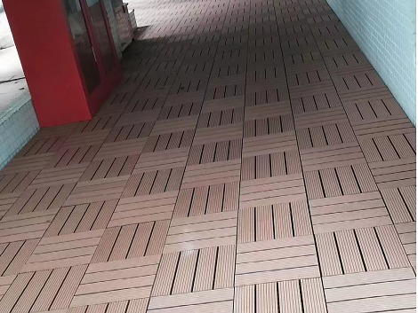 華陰塑木地板工程案例