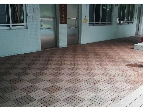 華陰塑木地板工程案例