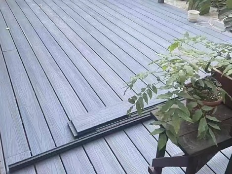 華陰塑木地板工程案例
